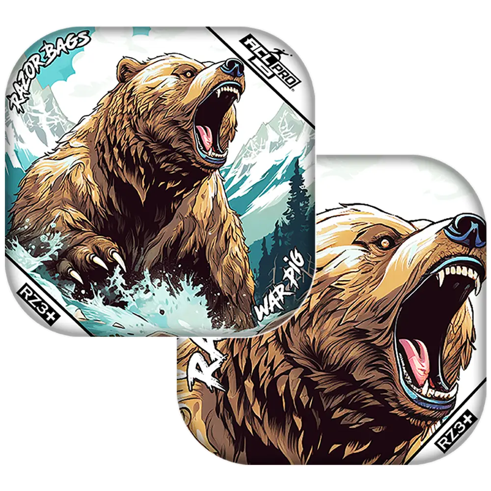War Pig | Alaskan Grizzly | ACL PRO Razor Cornhole Bags