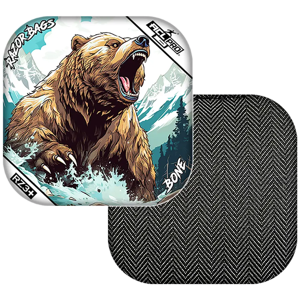 Bone | Alaskan Grizzly | ACL PRO Razor Cornhole Bags