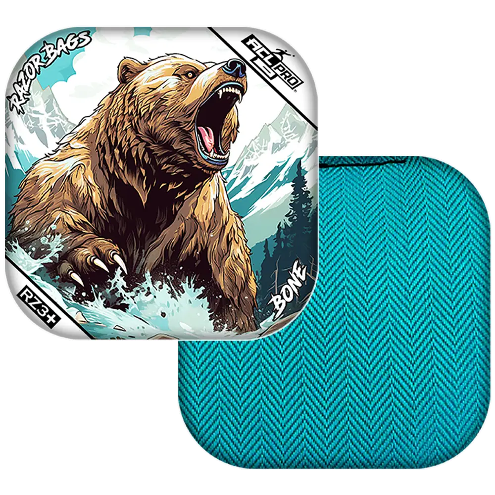 Bone | Alaskan Grizzly | ACL PRO Razor Cornhole Bags