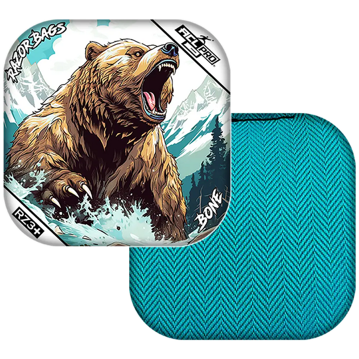 Bone | Alaskan Grizzly | ACL PRO Razor Cornhole Bags