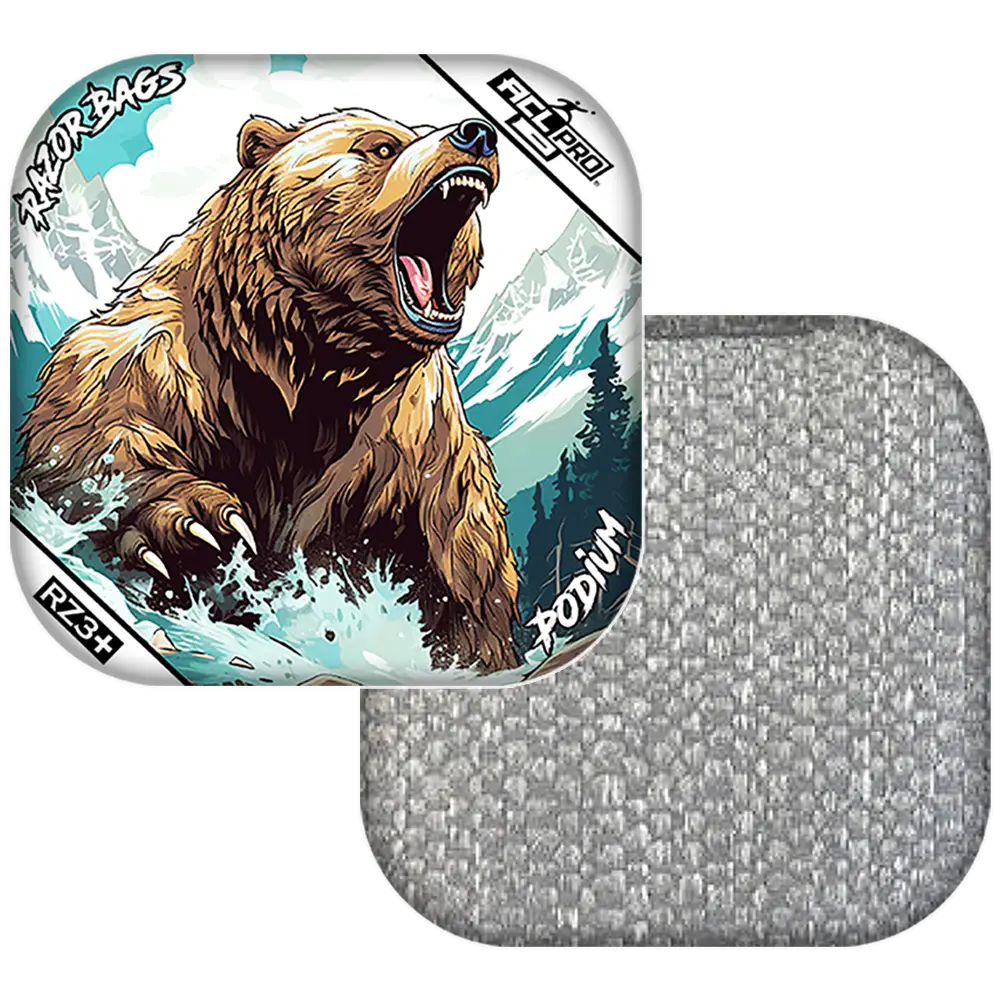 Podium | Alaskan Grizzly | ACL PRO Razor Cornhole Bags