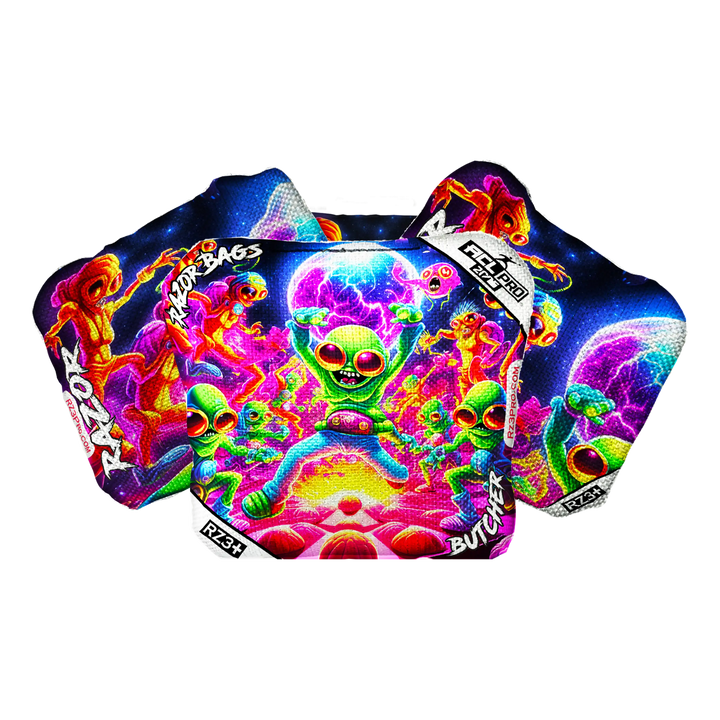 Butcher | Alien Dance Party | ACL PRO Razor Cornhole Bags