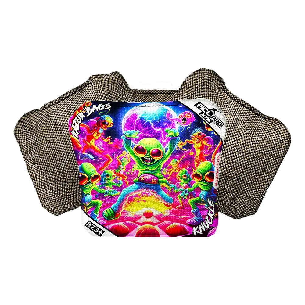 Knuckle | Alien Dance Party | ACL PRO Razor Cornhole Bags