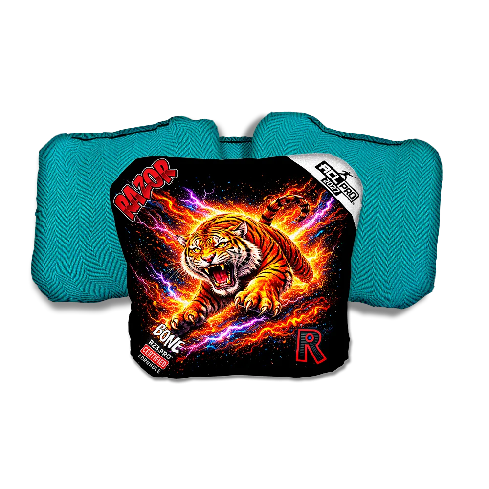 Bone PRO Ambush Teal Back Cornhole Bags