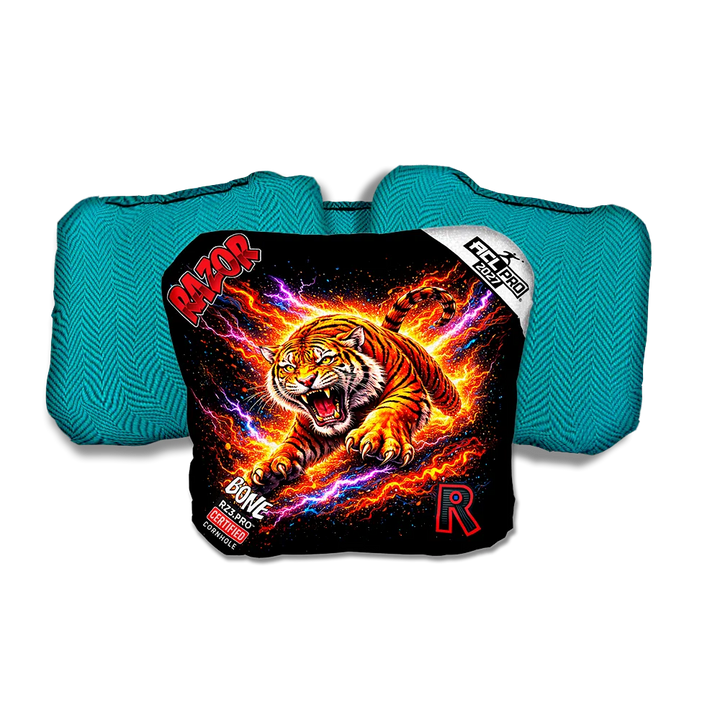 Bone PRO Ambush Teal Back Cornhole Bags
