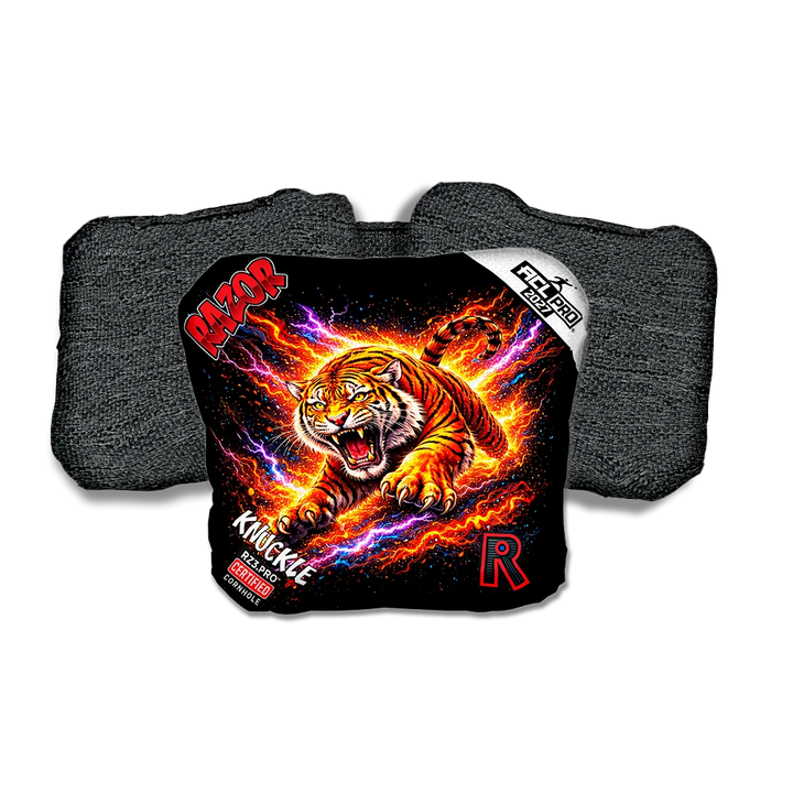 Knuckle PRO Ambush Black Back Cornhole Bags