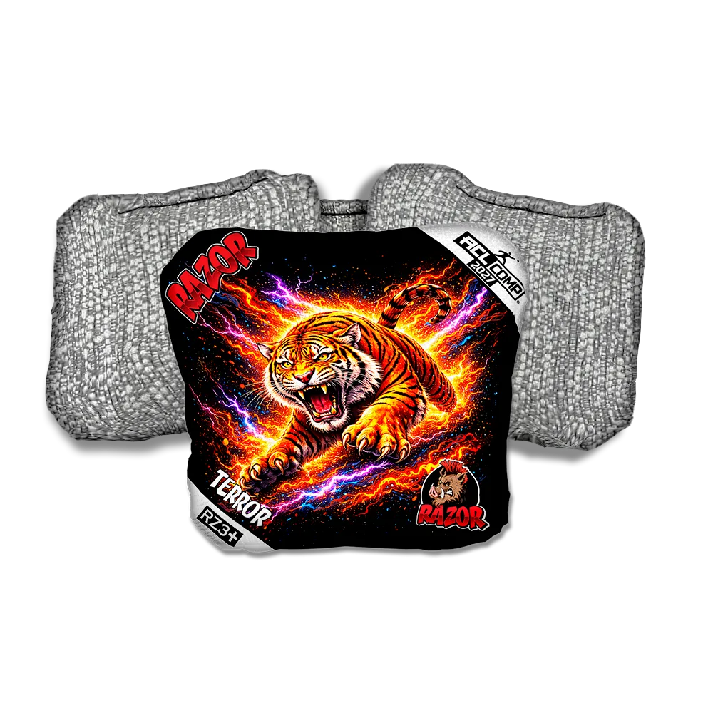 Terror COMP Ambush Silver Back Cornhole Bags