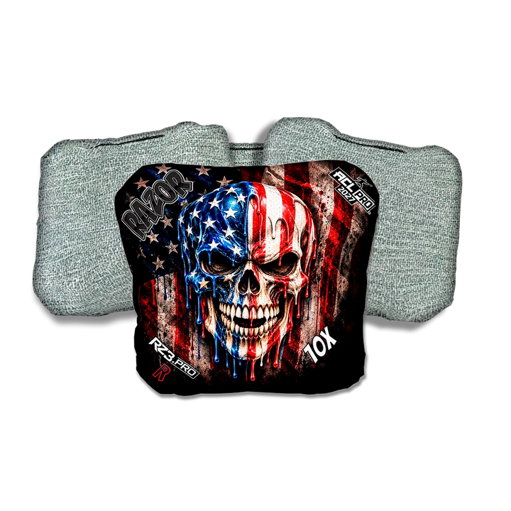 10 X PRO American Drip Light Back Cornhole Bags