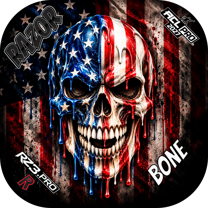 Bone PRO American Drip Cornhole Bags