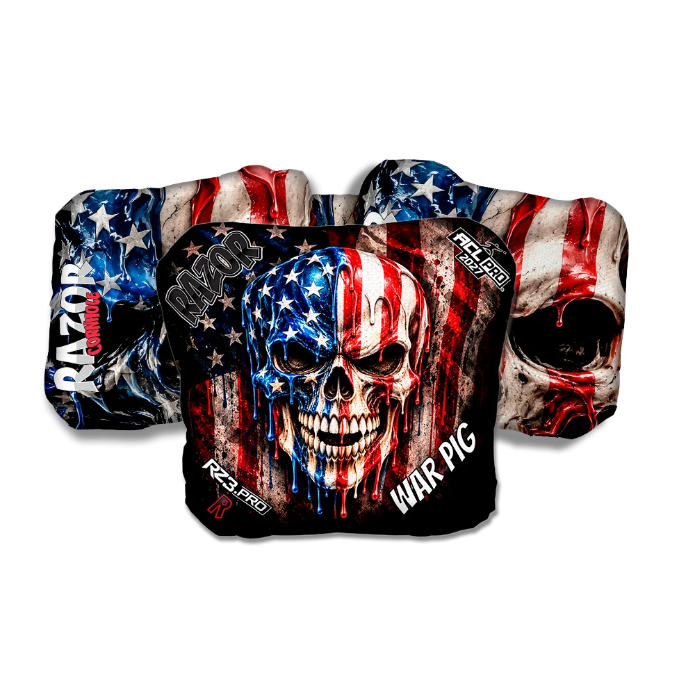 War Pig PRO American Drip Cornhole Bags