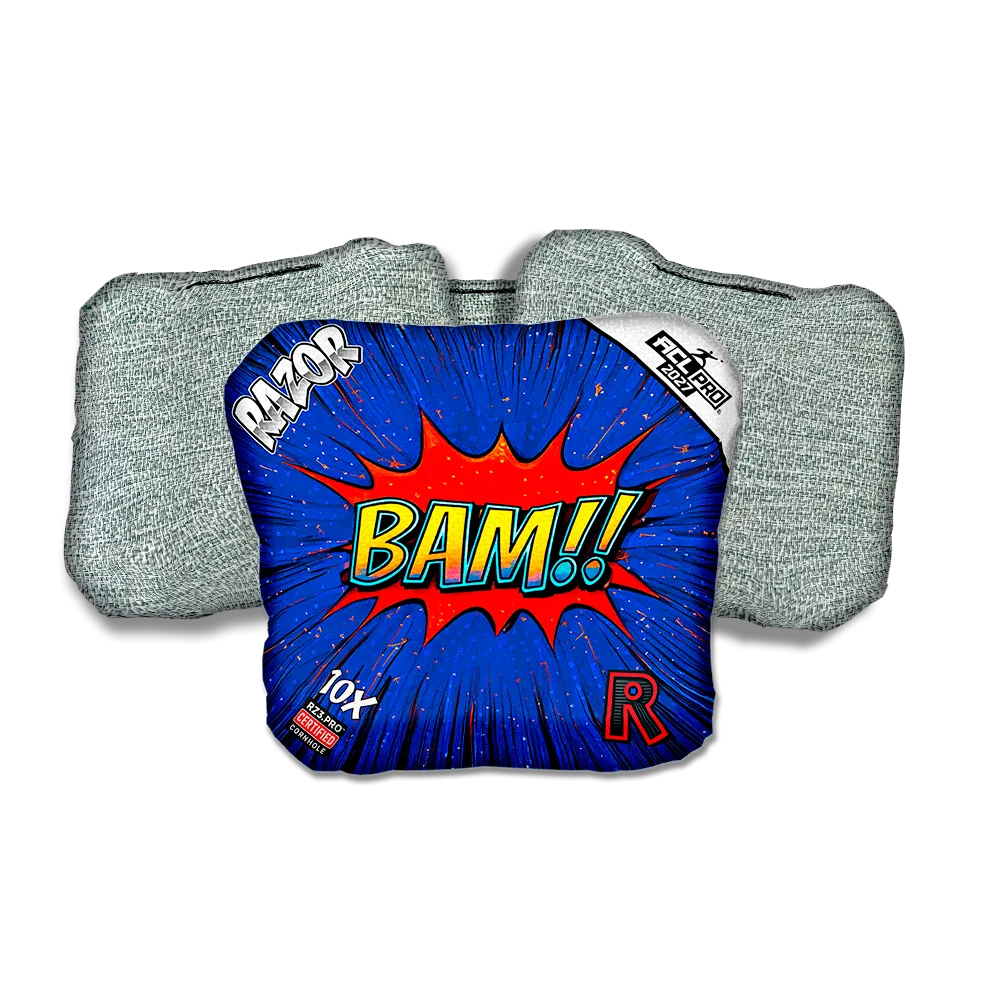 10 X PRO BAM! Light Back Cornhole Bags