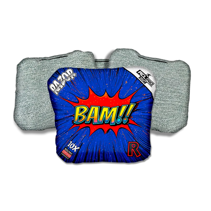 10 X PRO BAM! Light Back Cornhole Bags