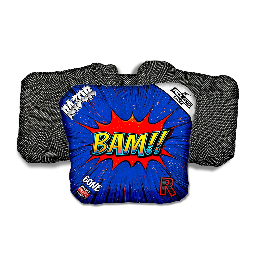 Bone PRO BAM! Black Back Cornhole Bags