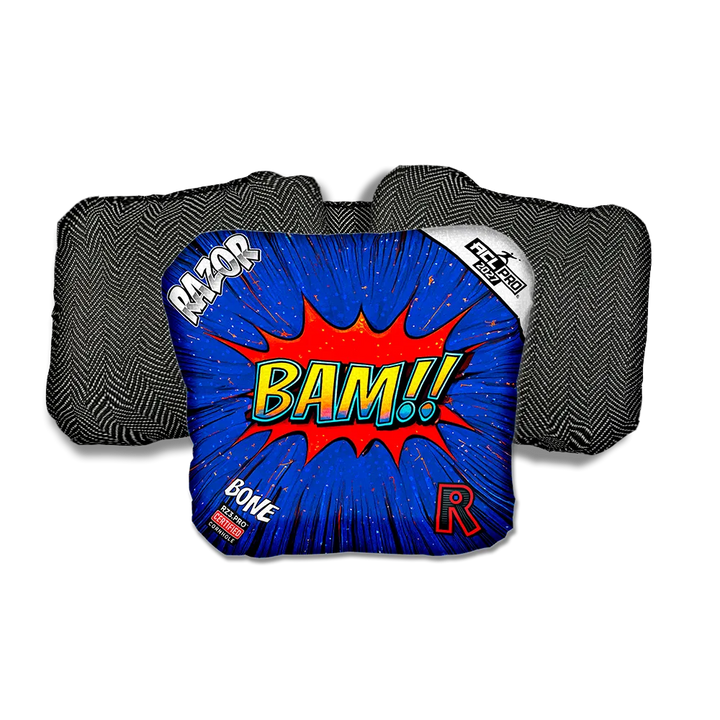 Bone PRO BAM! Black Back Cornhole Bags