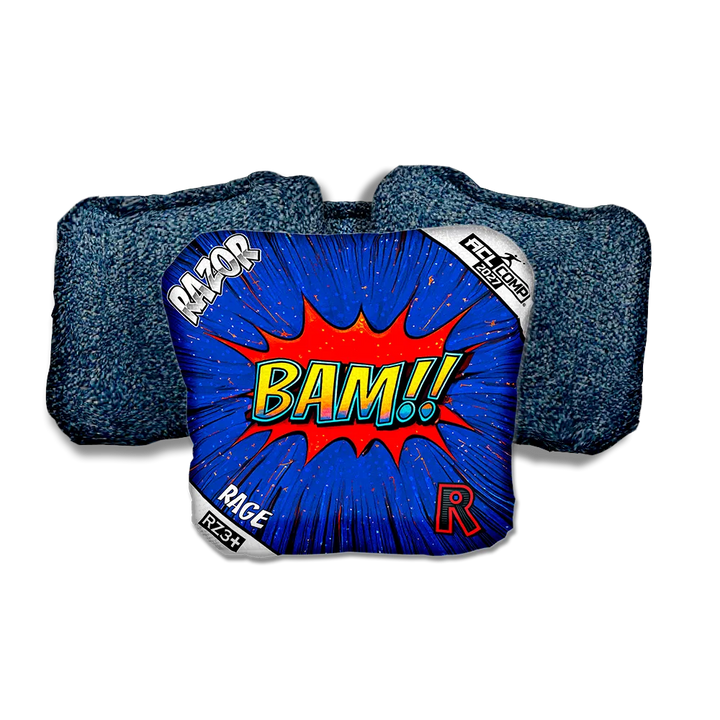 Rage COMP BAM! Blue Back Cornhole Bags