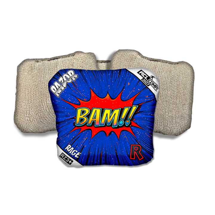 Rage COMP BAM! Tan Back Cornhole Bags
