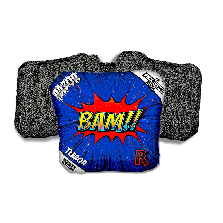 Terror COMP BAM! Black Back Cornhole Bags