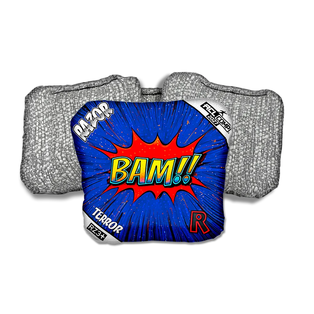 Terror COMP BAM! Silver Back Cornhole Bags