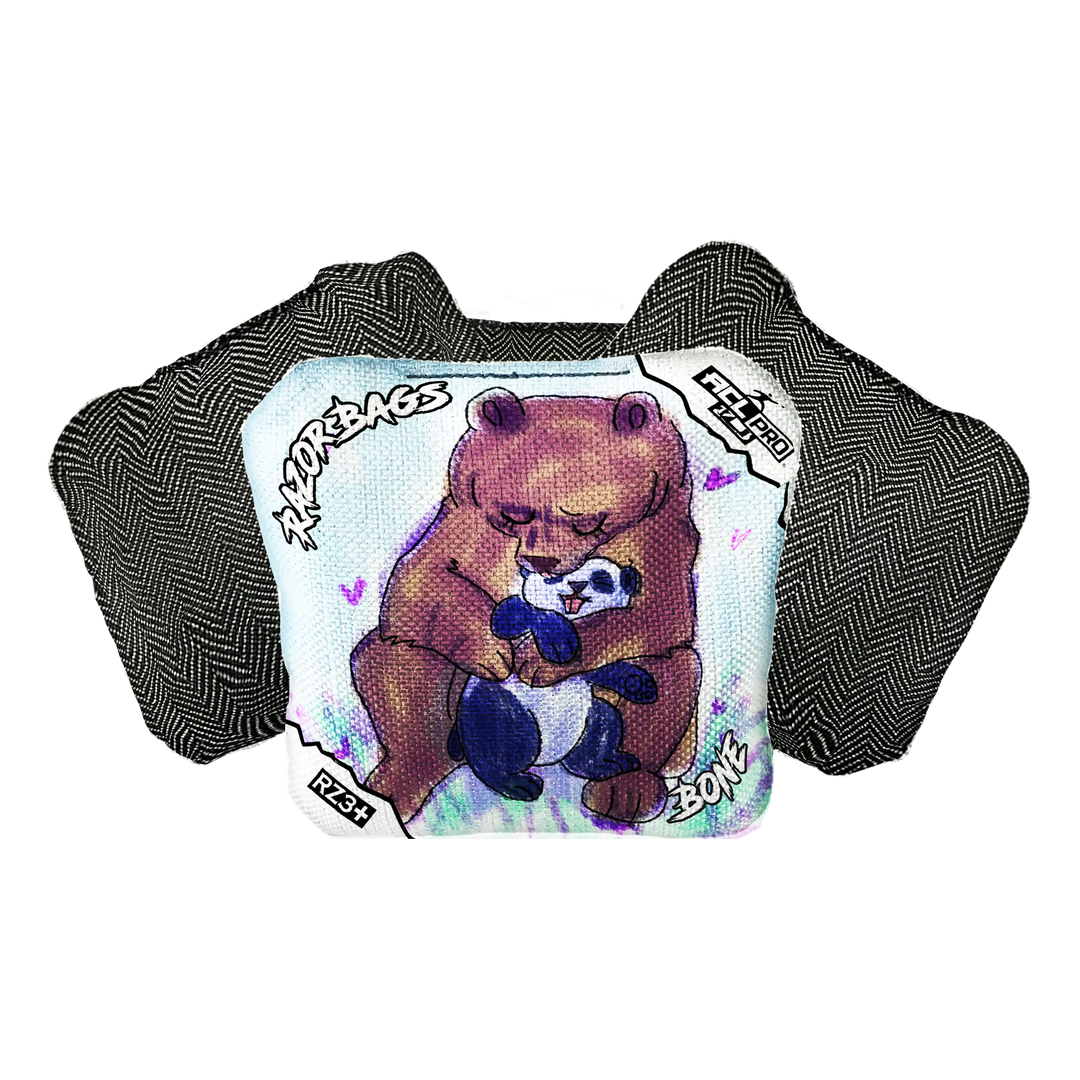 Bone | Bear Hug | ACL PRO Razor Cornhole Bags