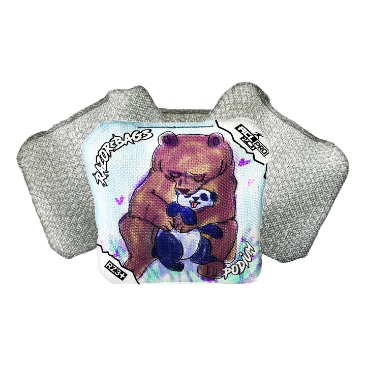 Podium | Bear Hug | ACL PRO Razor Cornhole Bags