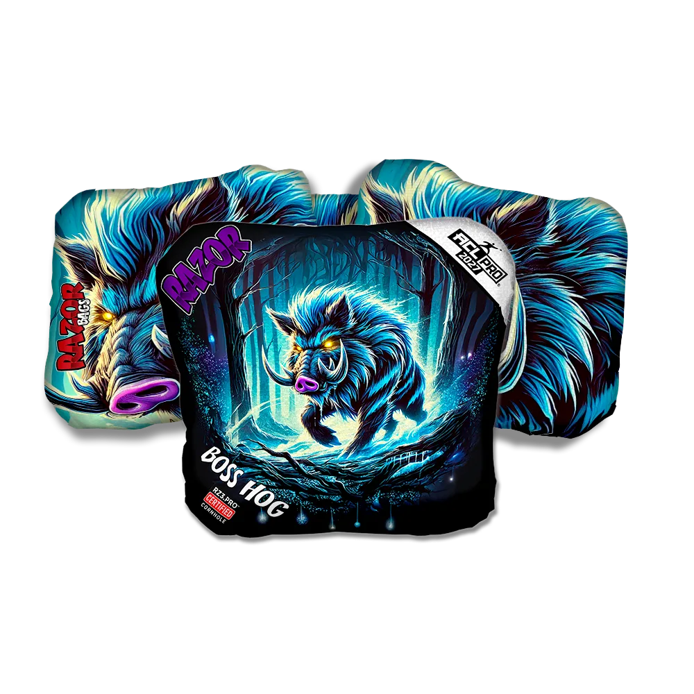 Boss Hog PRO Backlash Purple Series Lash PS Boss Hog Back Cornhole Bags