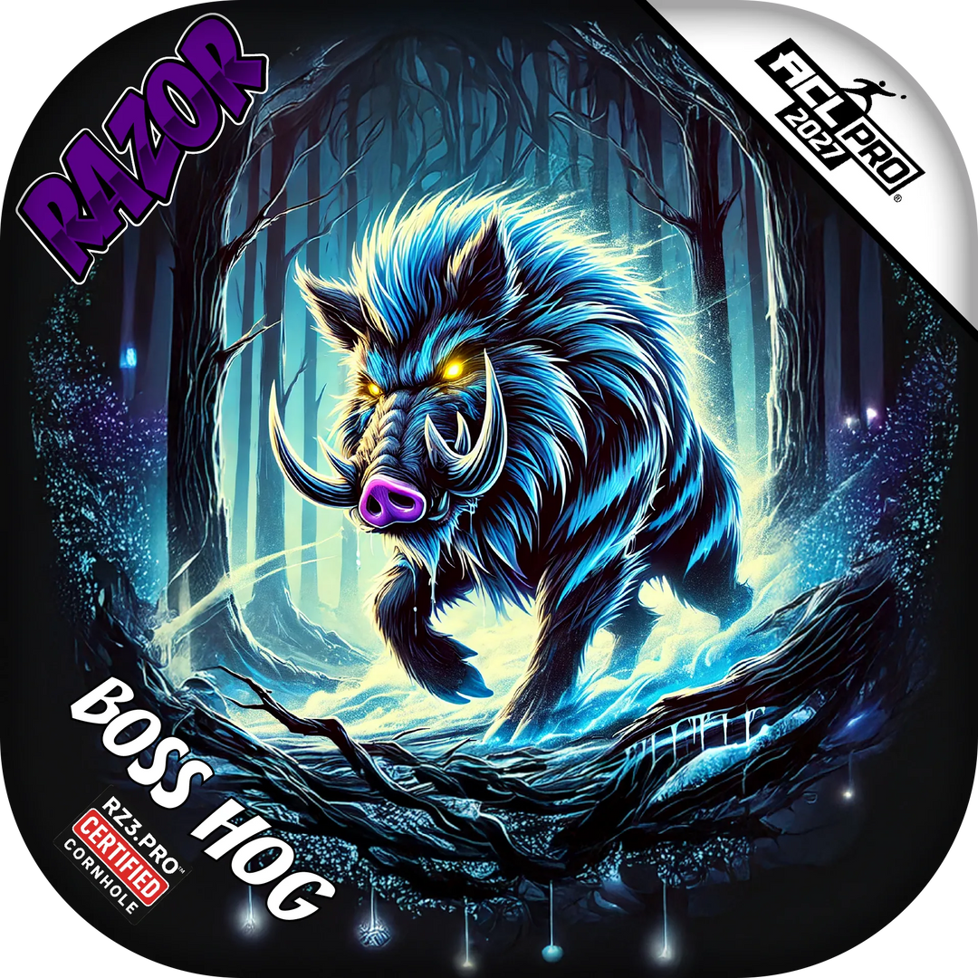 Boss Hog PRO Backlash Purple Series Cornhole Bags