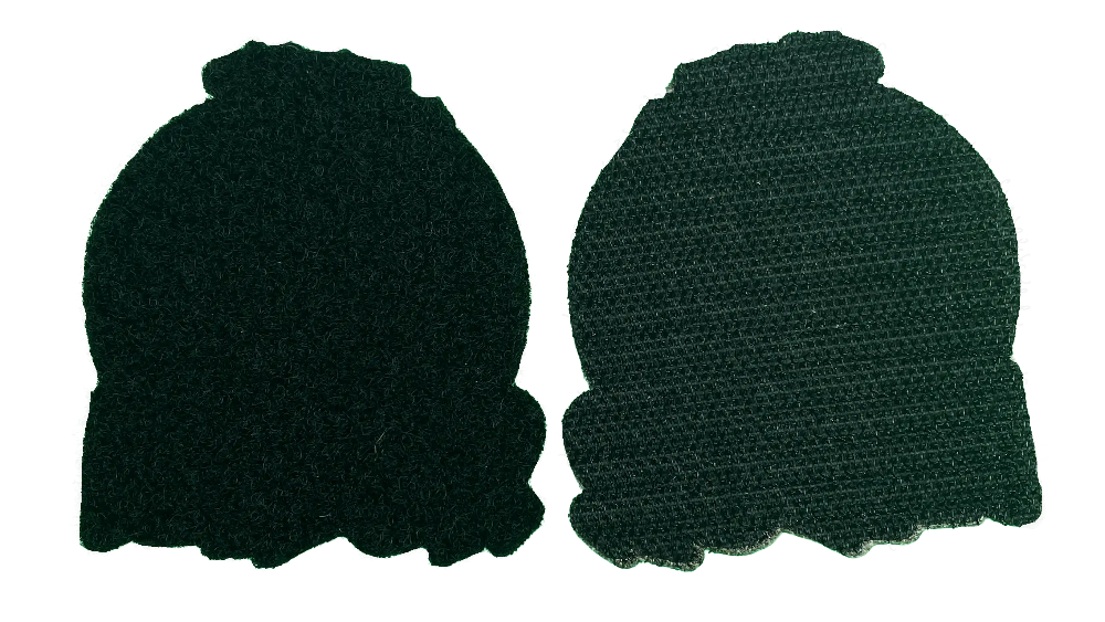 Back of patches velcro 