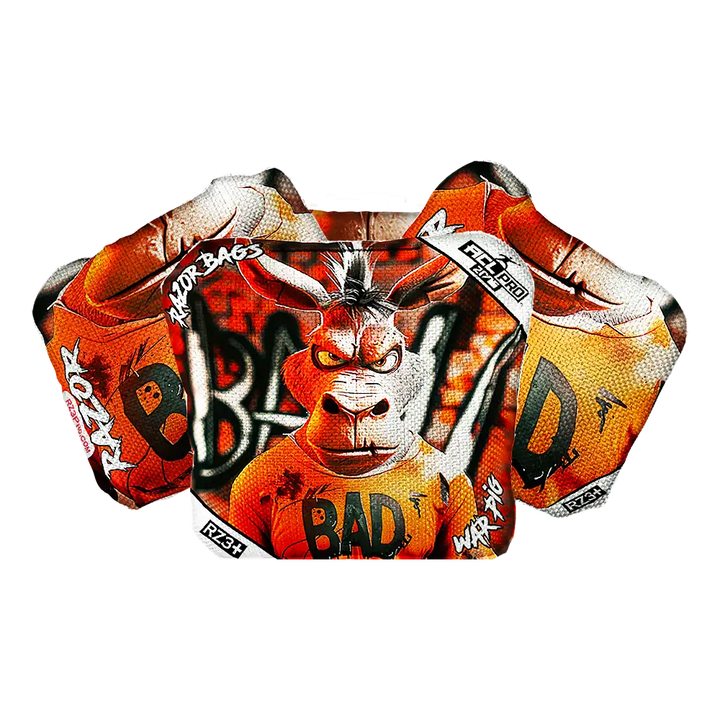 War Pig | Bad A Graffiti | ACL PRO Razor Cornhole Bags