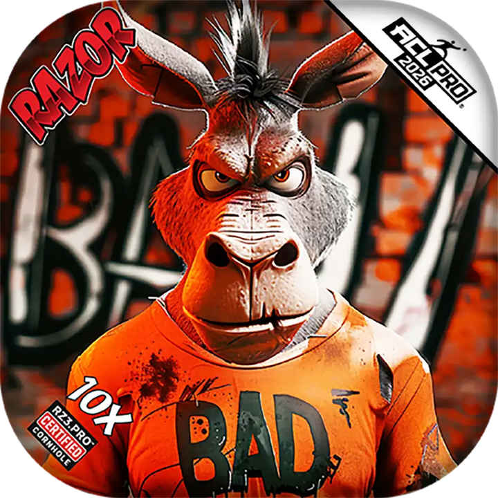 10X | Bad A Graffiti | ACL PRO Razor Cornhole Bags