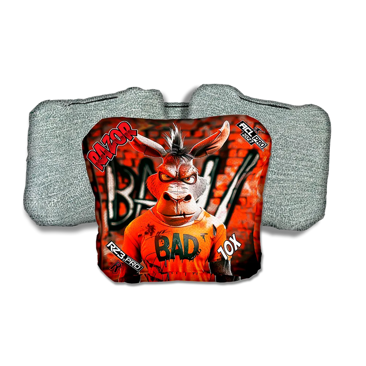 10 X PRO Bad A Graffiti Light Back Cornhole Bags