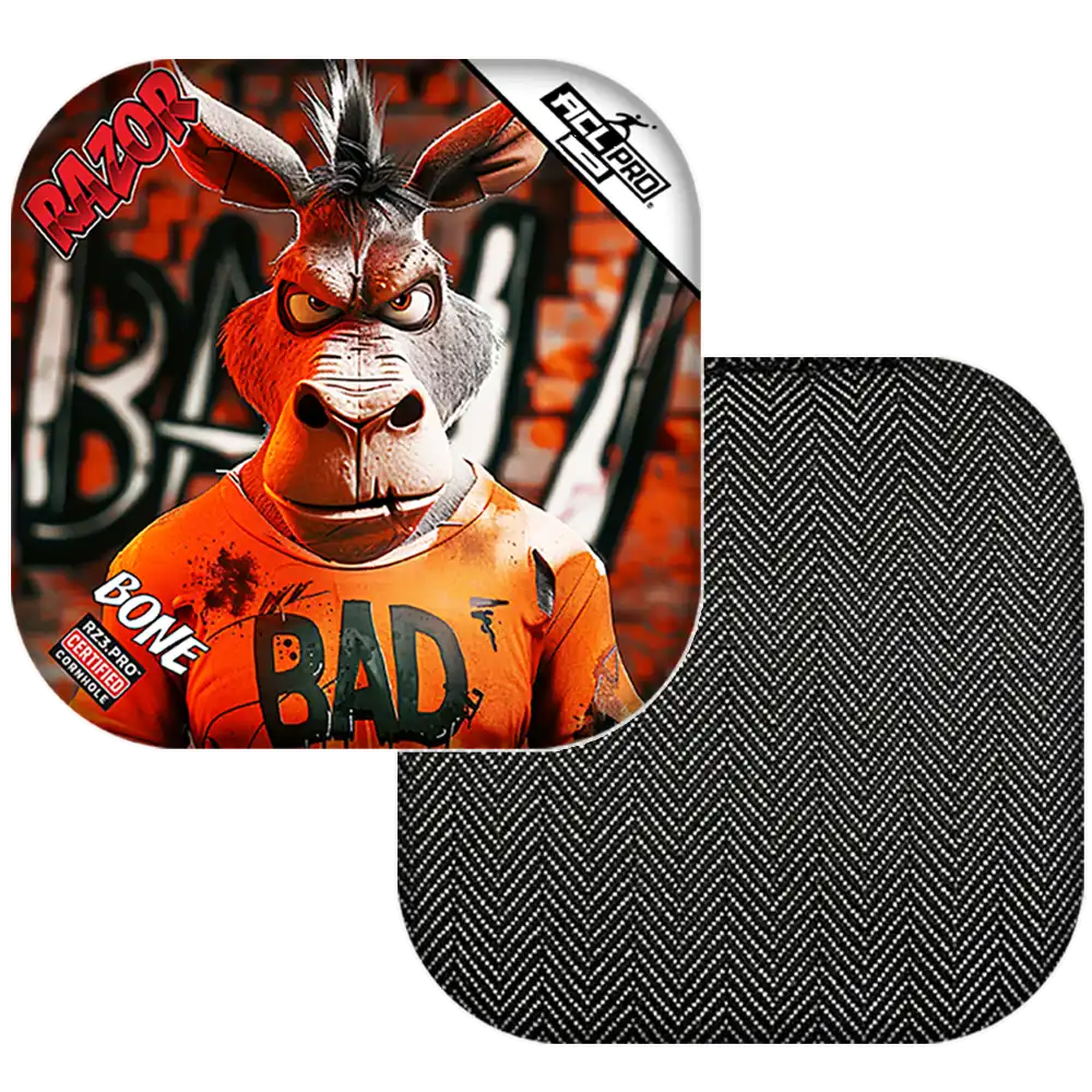 Bone | Bad A Graffiti | ACL PRO Razor Cornhole Bags