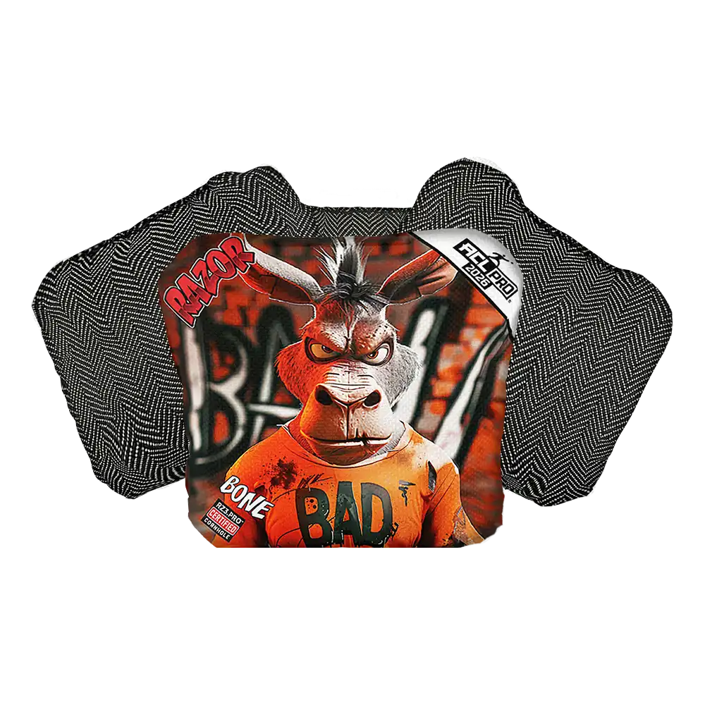 Bone | Bad A Graffiti | ACL PRO Razor Cornhole Bags