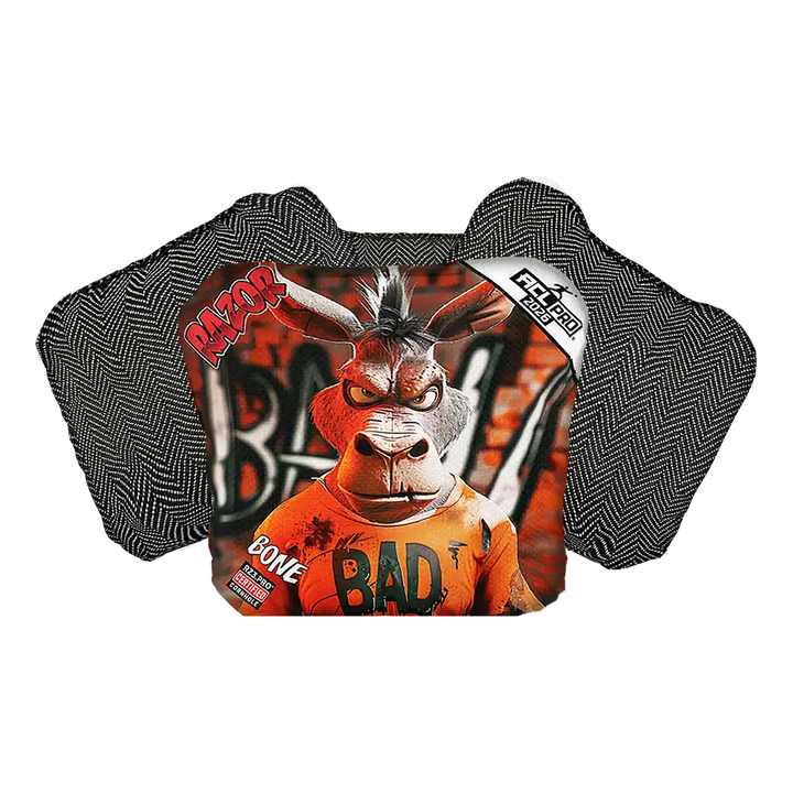 Bone | Bad A Graffiti | ACL PRO Razor Cornhole Bags