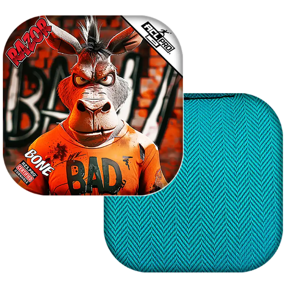 Bone | Bad A Graffiti | ACL PRO Razor Cornhole Bags