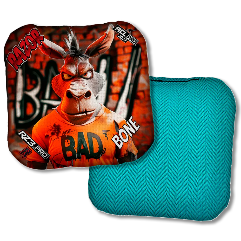Bone PRO Bad A Graffiti Teal Back Product View