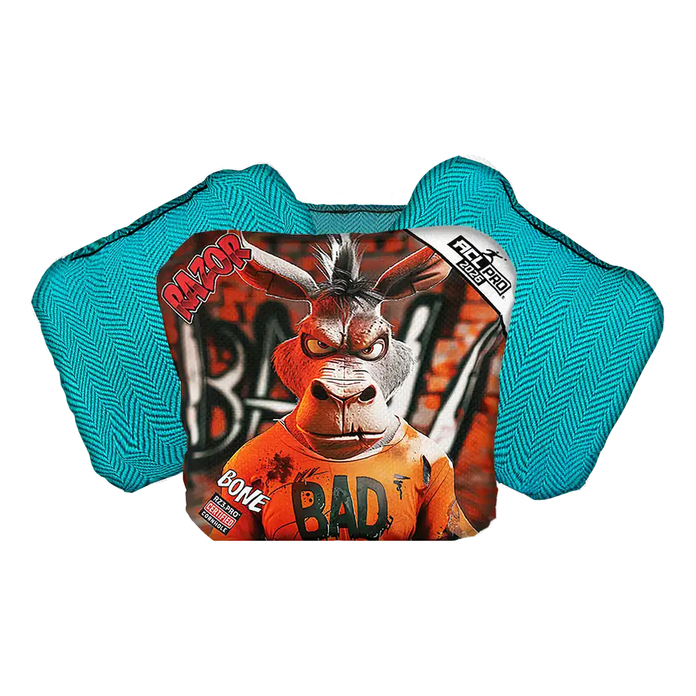 Bone | Bad A Graffiti | ACL PRO Razor Cornhole Bags