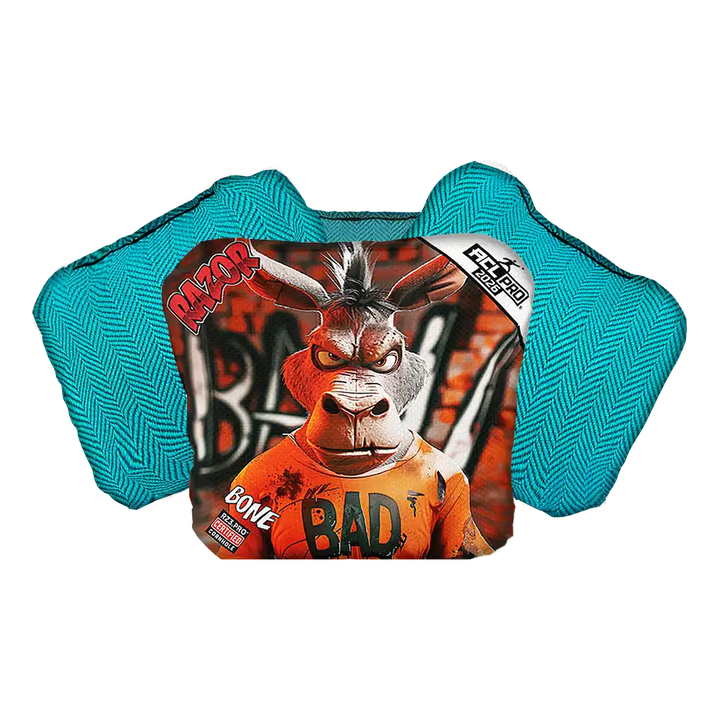 Bone | Bad A Graffiti | ACL PRO Razor Cornhole Bags