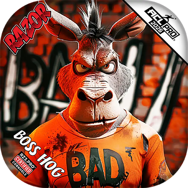 Boss Hog PRO | Bad A Graffiti | ACL PRO Razor Cornhole Bags
