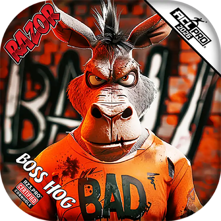 Boss Hog | Bad A Graffiti | ACL PRO Razor Cornhole Bags