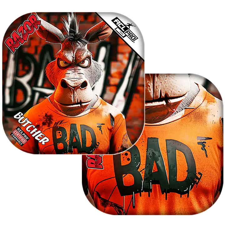 Butcher | Bad A Graffiti | ACL PRO Razor Cornhole Bags