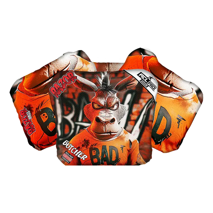Butcher | Bad A Graffiti | ACL PRO Razor Cornhole Bags