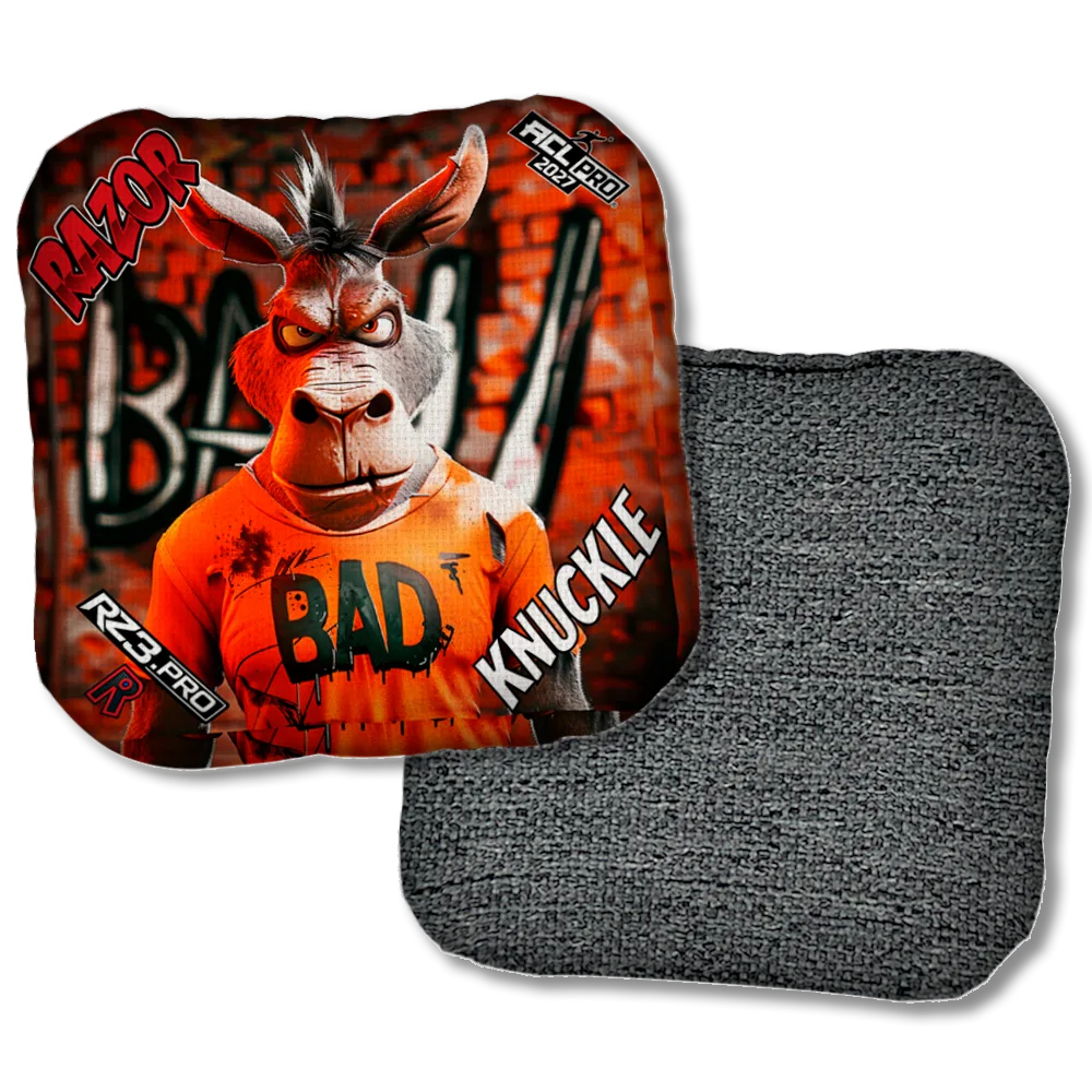 Knuckle PRO Bad A Graffiti Black Back Product View