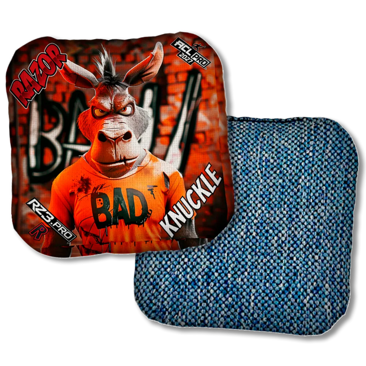 Knuckle PRO Bad A Graffiti Blue Back Product View