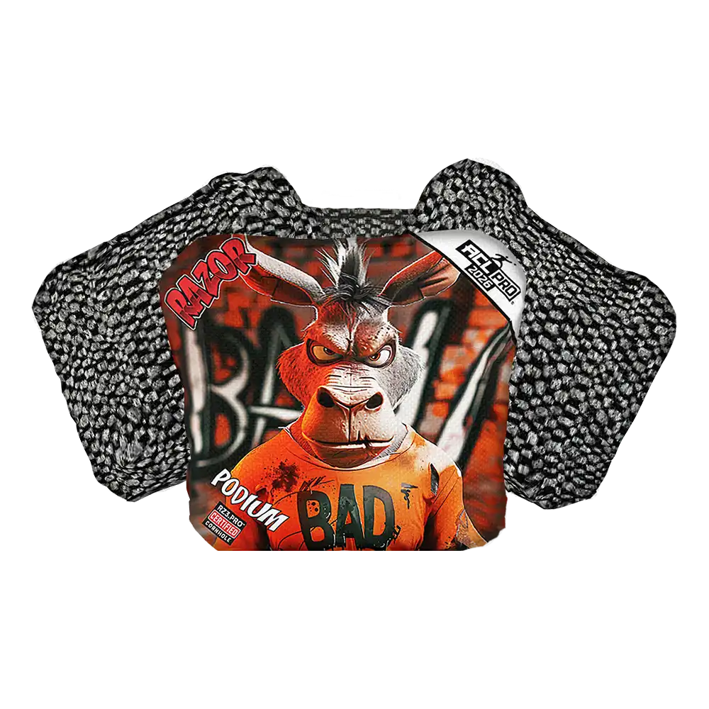 Podium | Bad A Graffiti | ACL PRO Razor Cornhole Bags
