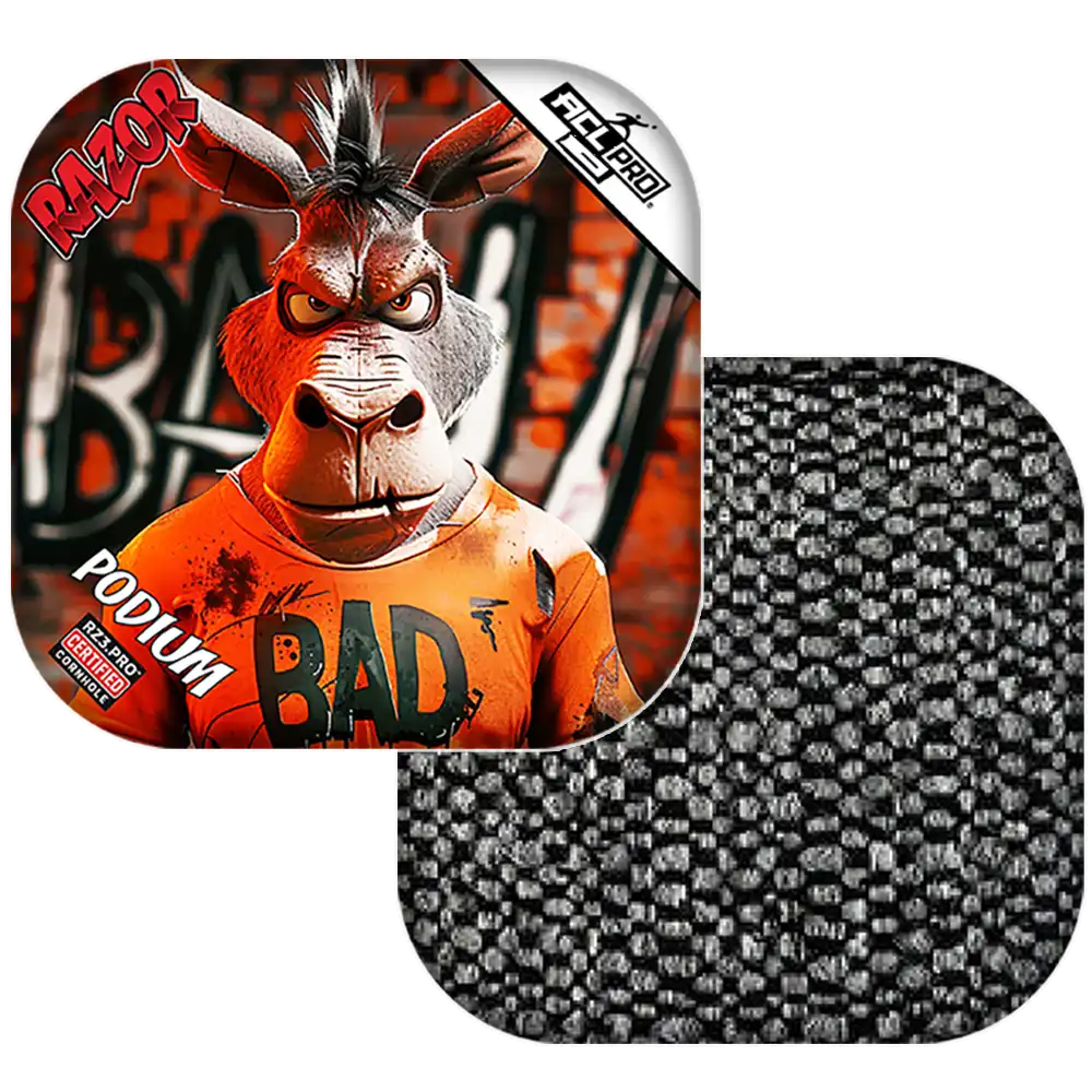 Podium | Bad A Graffiti | ACL PRO Razor Cornhole Bags