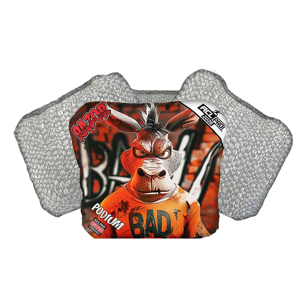 Podium | Bad A Graffiti | ACL PRO Razor Cornhole Bags