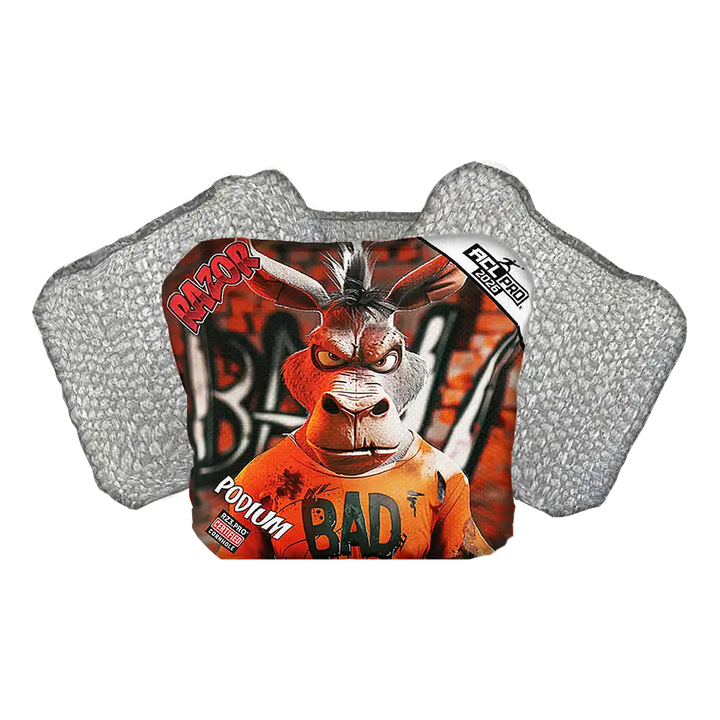 Podium | Bad A Graffiti | ACL PRO Razor Cornhole Bags