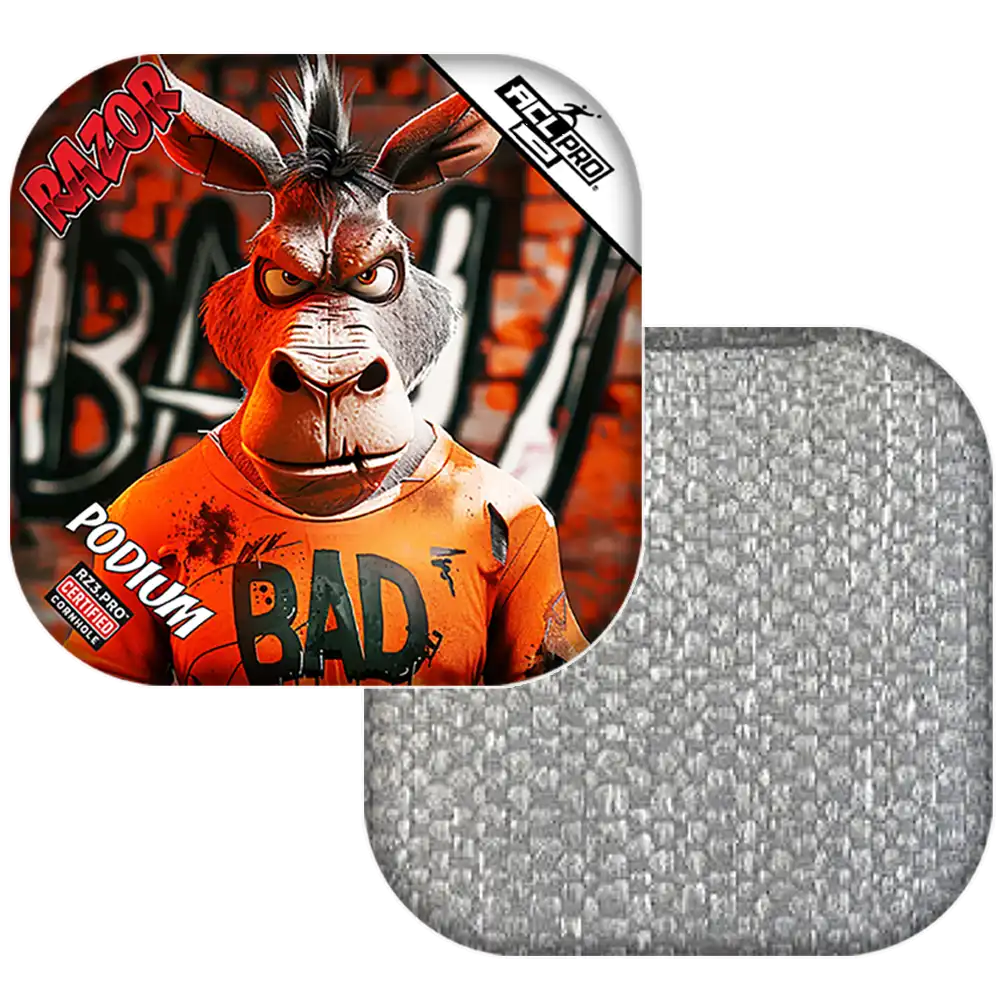Podium | Bad A Graffiti | ACL PRO Razor Cornhole Bags