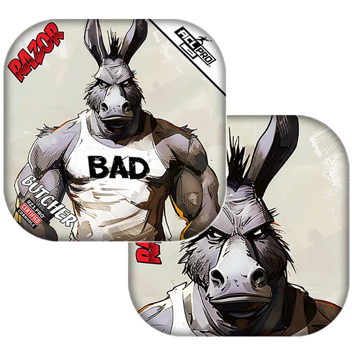 Butcher | Bad Ass Muscles | ACL PRO Razor Cornhole Bags