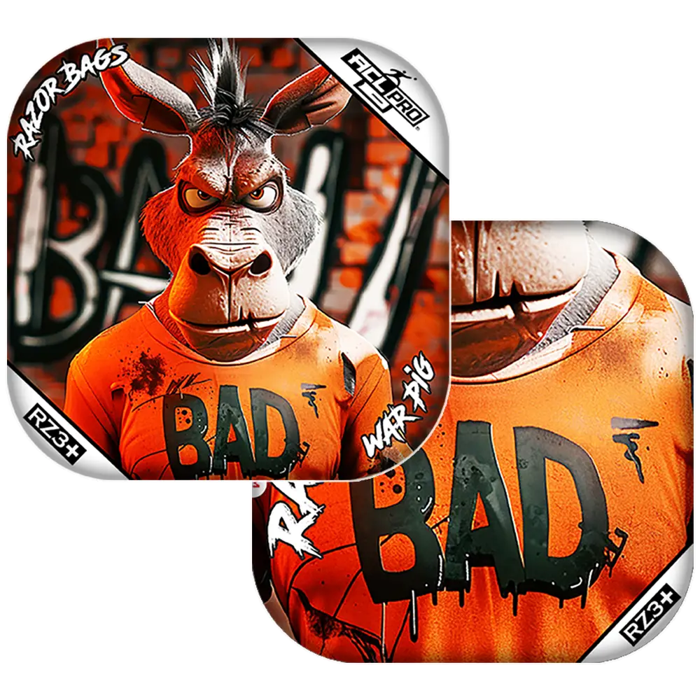 War Pig | Bad A Graffiti | ACL PRO Razor Cornhole Bags